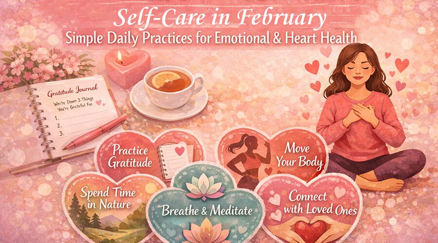Self-Care in February: Simple Daily Practices for Emotional & Heart Health