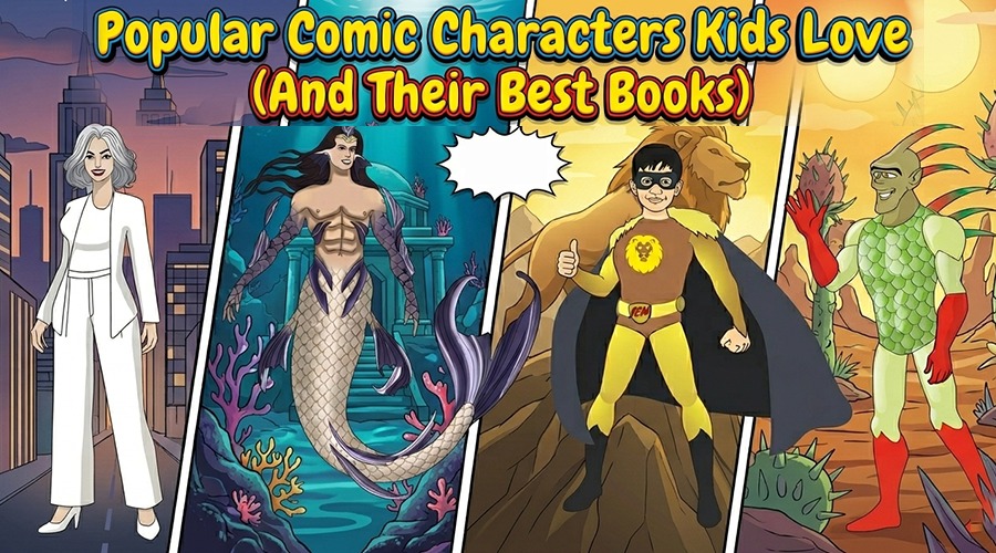 Popular Comic Characters Kids Love and Their Best Books