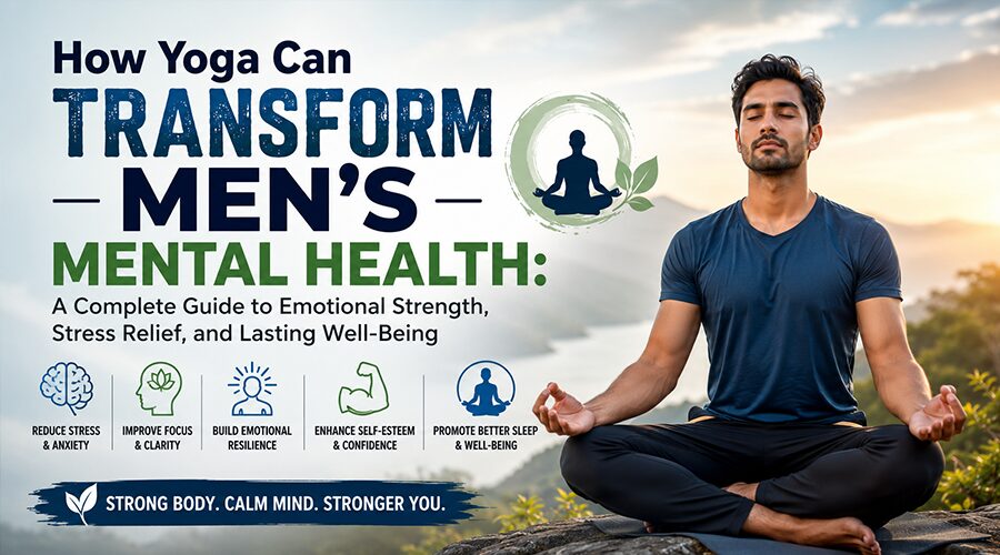 How Yoga Can Transform Men’s Mental Health: A Complete Guide to Emotional Strength, Stress Relief, and Lasting Well-Being
